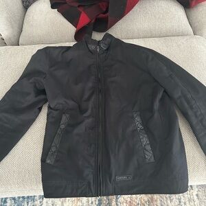 Vintage Diesel Men's Black Lightweight Jacket